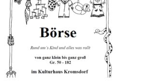 Kinder-Kleiderbörse „Rappelkiste Kromsdorf“ @ Kulturhaus Kromsdorf