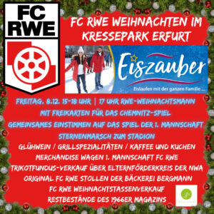 FC RWE Weihnachten im Kressepark @ Kressepark Erfurt